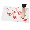 thumbnail image 6 of IntroWizard Red, Off-White, Multi-color Plastic, Fabric Non-Slip Bath Mat, 0.03" x 16", 6 of 10