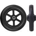 thumbnail image 1 of 2 Pcs Roue Universelle Roue Remplaçable Remplacement Pratique Accessoire de Fauteuil Roulant Roue avant, 1 of 8