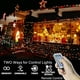 thumbnail image 5 of Cadena de luces LAMPHOME, 20 m, 200 LED, 12 modos, 110 V, resistente al agua, 5 of 6