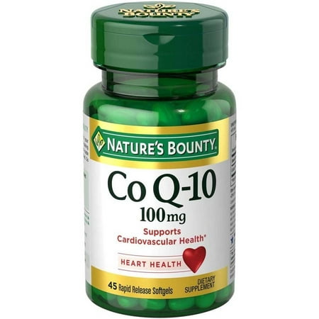 Nature's Bounty Q-Sorb Co Q-10 Dietary Supplement Softgels, 100mg, 30