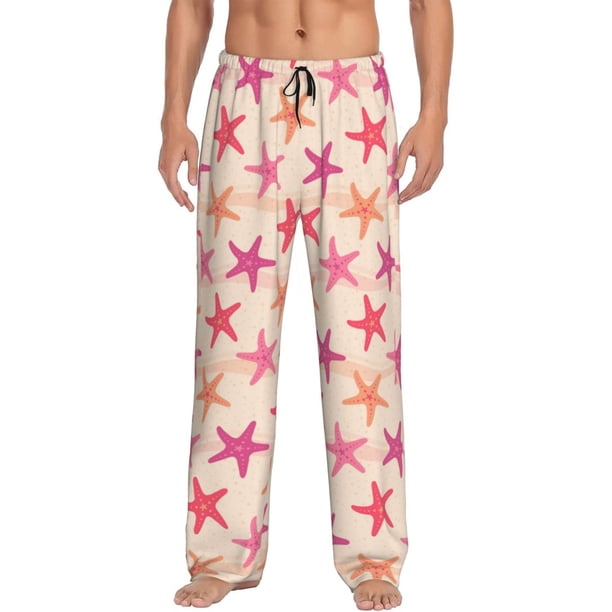 Balery Starfish Pantalones de pijama para hombre, pijama ultraligero, pantalón de descanso-XX-Large