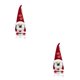 thumbnail image 1 of Naiovety Navidad Barba Larga Muñeca Adorable de Navidad Ornamento con Sombrero Centro de Decoración Escritorio Decoración Sobre Sobre 2Conjunto, 1 of 6