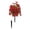 Red, variant on Gumesh Artificial Violet Bush Decoration, 15in Realistic Fake Flowers for Outdoor Courtyard Decor,Purple