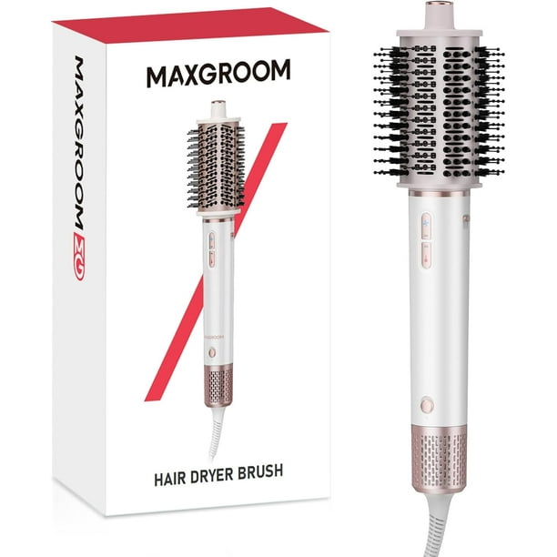 Cepillo secador de pelo, peine caliente, cepillo secador de aire caliente, cepillo para peinar el cabello, cepillo alisador de cabello, cepillo voluminizador con enchufe estadounidense de 1400 W