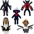 thumbnail image 4 of Upgraded Skibdi Toilet Toy Plush,Scientist/Gyroscope Cameraman Plush,Speakerman Plush Set for Game Fans and Collectors, 4 of 11