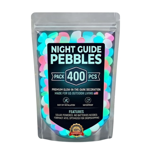 2026 Colorful Glow In The Dark Garden Stones Night Luminous Pebbles Rainbow Glow In The Dark Stepping Rocks Outdoor Landscaping Decor Glowing Stones Fish Tank Aquarium Decora