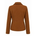thumbnail image 2 of Chamarra George para Dama, con Cuello Solapa Café Talla G, 2 of 4