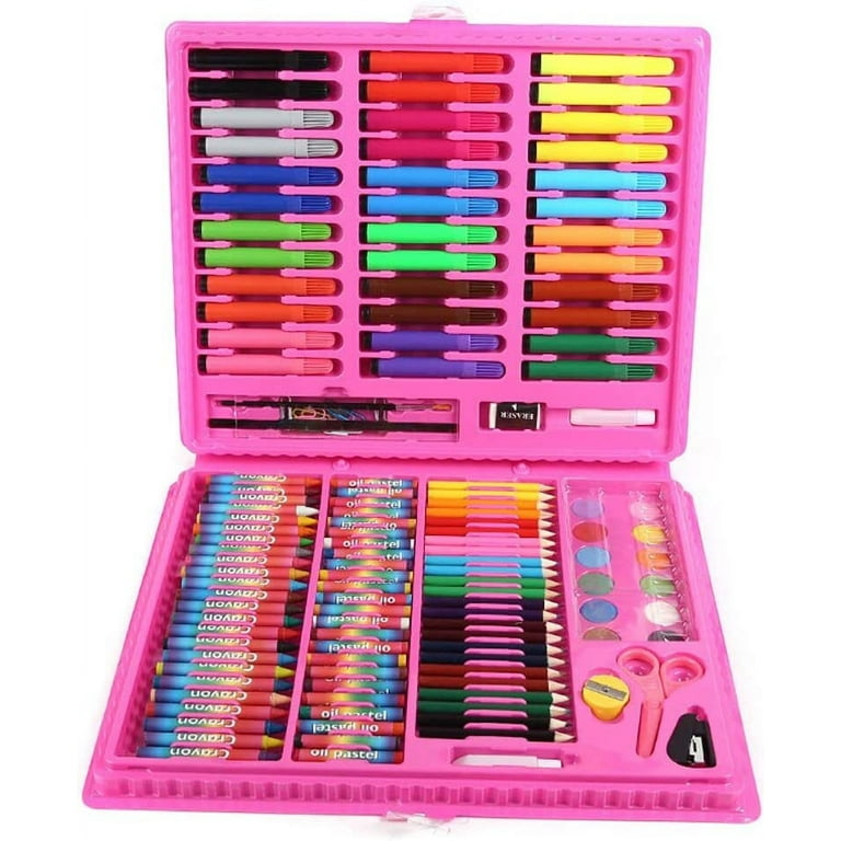 150-Piece Art Set, Deluxe Professional Color Set, Coloring Supplies Art Kits  for Kids and Adult, Art Supplies for Drawing Painting with Compact Portable Art  Case 