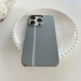 thumbnail image 3 of Luxury Carbon Fiber Pattern Cooling Case for iPhone 16 15 14 Plus 13 12 11 Pro Max Mini Shockproof Ultra Thin PC Shell Capa tzw, 3 of 7
