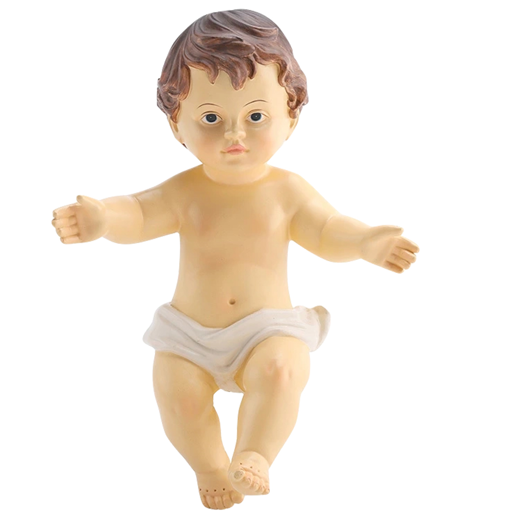 HOMEMAXS Baby Jesus Figurine Desktop Jesus Doll Decoration Tabletop