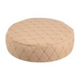 thumbnail image 3 of Cubierta de taburete de asiento de silla redonda impermeable Funda elástica de Beige_40x10cm Sunnimix Cubierta de asiento redonda para taburete de bar, 3 of 6