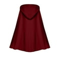 thumbnail image 3 of Hvyesh Renaissance Hooded Cloak Men Women Medieval Cape with Hood Trendy Capelet for Hobbit Halloween Costume Party Fancy Cape, 3 of 3