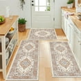 thumbnail image 5 of Boho Kitchen Rugs Sets of 3 Farmhouse Kitchen Runner Rugs and Mats Non Skid Washable Kitchen Mats for Floor Cushioned Waterproof Kitchen Floor Mat Laundry Room Area Rug Runner Carpet, 5 of 6