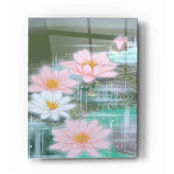 Epic Art 'Nothing I' by Zigen Tanabe, Acrylic Glass Wall Art, 12"x16"