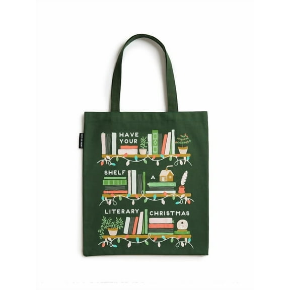 Have Your Shelf a Literary Christmas Tote Bag, (Hardcover)