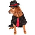 thumbnail image 2 of 1920s Italian Mob Gangster Hitman Dog Pet Costumes Size XL X-Large 28", 2 of 2