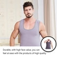 thumbnail image 4 of Guardurnaity Chaleco Cómodo Transpirable Sudor Realsing Chaleco Moderno Simplemente Ocio Interior Sin Mangas Ciclismo Escalada Correr Montar Camisetas Gris Oscuro 4XL Guardurnaity AP013681-12, 4 of 6