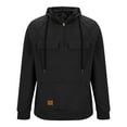 thumbnail image 5 of Mercatoo Boys Fleece Cargo Hoodies Cropped Zipper Multi Pockets Plain Hoodie Sweatshirts Teen Kids Thick Warm Pullover Tops, 5 of 6