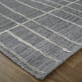 thumbnail image 3 of Feizy Haverhill Transitional Solid, Gray/Silver, 2' x 3' Accent Rug Handmade Sheen Casual Stripes Design Carpet for Living Dining Bed Room, 3 of 8