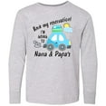 thumbnail image 3 of Inktastic Book my Reservation I'm Going To Nana and Papa's Long Sleeve Youth T-Shirt, 3 of 5