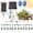 4 BASINS OF DRIPPING WATER, variant on 12-Plant Solar Drip Irrigation Kit, 2026 New Solar drip Irrigation kit with Timer, Auto Watering Kit, Timer Modes, 900ml/min Flow Indoor/Outdoor Garden, Balcony & Patio - 4 BASINS OF DRIPPING WATER