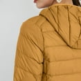 thumbnail image 4 of Hyknon Puffer Jacket Womens 2024 Winter Warm Fashion Basic Solid Color Long Sleeve Hooded Down Jacket with Pockets Casual Loose Fitting Versatile Puffer Jacket, 4 of 5