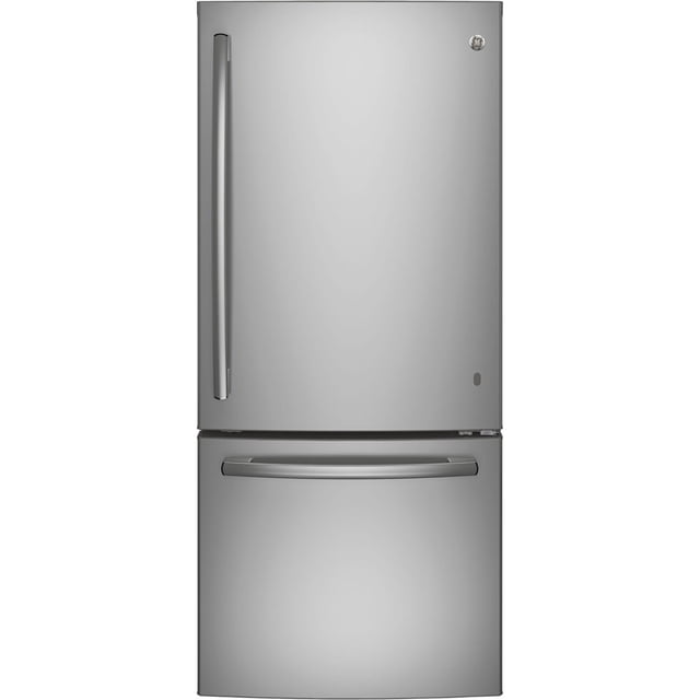 GE 20.9 Cu. Ft. Bottom Mount Refrigerator Fingerprint Resistant Stainless Steel - GBE21AYRKFS