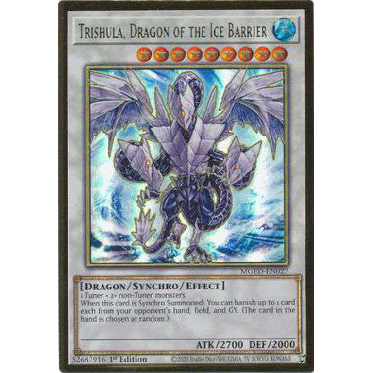 Yugioh Trishula Dragon Of The Ice Barrier Trishula, Dragon Of The Ice Barrier