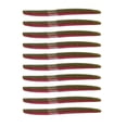 thumbnail image 3 of 10 Unids Señuelo de Gusanos de Imitación Cebos Suaves Realistas para Pesca en agua de salada o Dulces W121-07 DYNWAVEMX Señuelo de pesca suave, 3 of 8