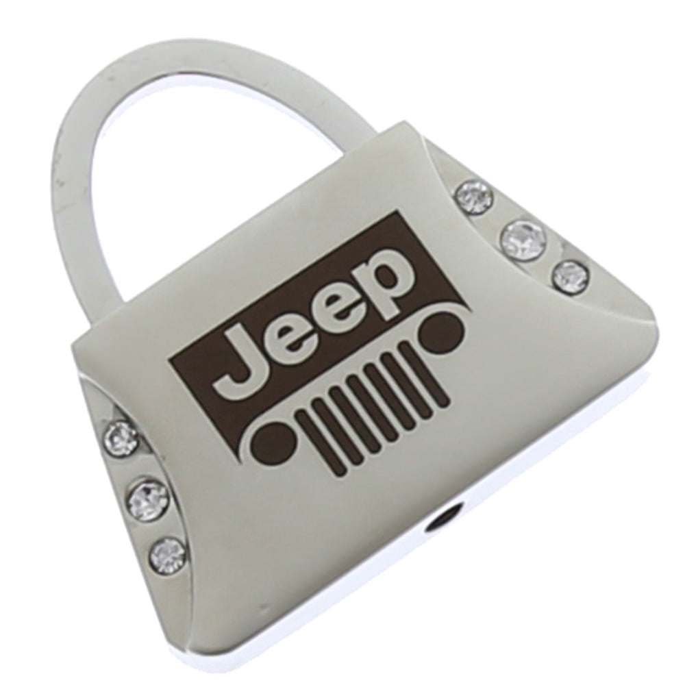 Jeep Grill Keychain & Keyring - Purse with Bling