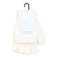 thumbnail image 2 of Time and Tru Women's Pop Top Winter Glove, Winter White,Knit, One Size Fits Most, 2 of 2