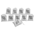 thumbnail image 4 of Darling Souvenir White Miss To Mrs Wedding Favor Party Supplies&nbsp;Drawstring Pouches&nbsp;Favor Bags 15 Pieces, 4 of 5