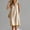 Beige, variant on Linen Dress Women Summer Mini Sleeveless V Neck Button Down Shift Dresses with Pockets Casual Loose Fit Flowy Tunic Sundress for Beach Vacation Everyday Wear