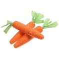 thumbnail image 2 of 3pcs Rabbit Chewing Toys Corn Core Hamster Toys Carrot-shaped Bunny Biting Toys, 2 of 8