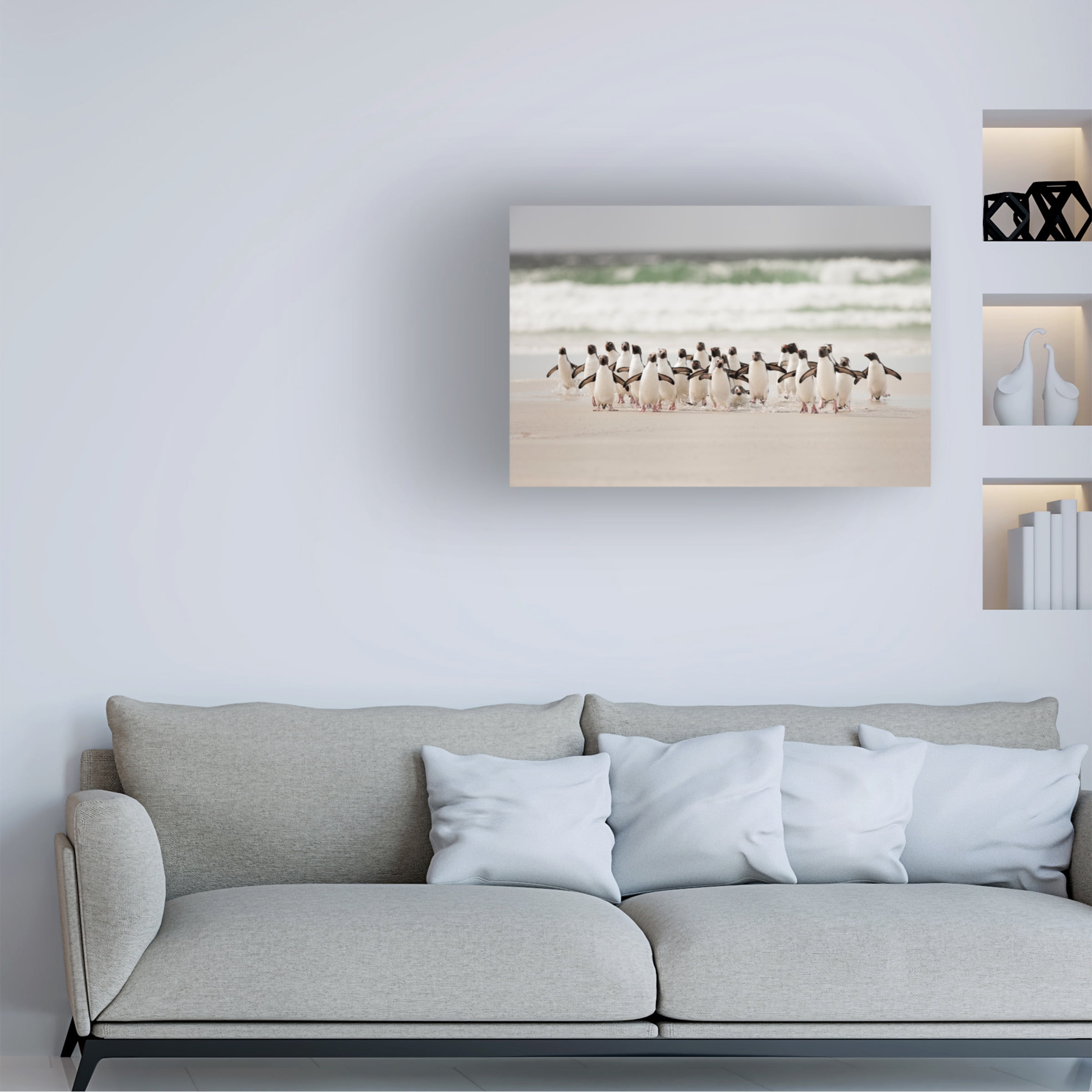 Joan Gil Raga 'Desembarco' Canvas Art