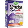 Nature's Way Umcka Cold + Flu Orange Chewable Tablets, 20 CT