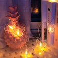 thumbnail image 3 of Dragonfly String Lights 10 Feet 20 LED Copper Wire Butterfly String Lights, Battery Operated Christmas Tree Garden Wedding Party Decoration Butterfly, 3 of 5