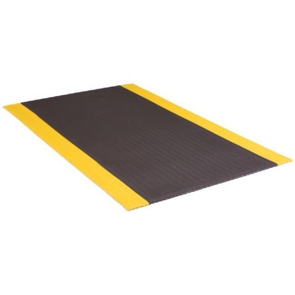 2 x 60 ft. Safety Soft Foot Mat Standard Black & Yellow