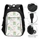 thumbnail image 3 of Fotbe Frog and Mushrooms Mochila con Estampado y Puerto USB para Hombre y Mujer, Mochila Antirrobo, Mochila de Viaje, Mochila Escolar, Mochila Universitaria, 3 of 7