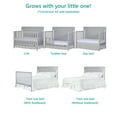 thumbnail image 6 of Dream On Me Cape Cod 5-in-1 Convertible Crib, Pebble Grey, 6 of 18