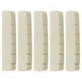 thumbnail image 1 of 5x Buffalo Saddle Bridge Groove Bridge Set para Clásicas, Accesorios de Guitarra Folk / Acústica Yuyangstore Tuerca de hueso de guitarra eléctrica, 1 of 5