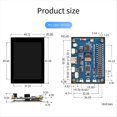 thumbnail image 1 of Placa de Desarrollo ESP32-S3 con Pantalla Táctil AMOLED de 2,41 Pulgadas y Resolución de 600 X 450, Acelerómetro Integrado LX7 de Doble Núcleo y 32 Bits., 1 of 5