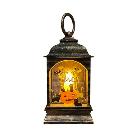 

BOSTEY LED Vintage Lantern Battery Powered Lantern Light Antique Hanging Light