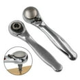 thumbnail image 2 of Small 72 Teeth Ratchet Wrench 6.35mm Hex Quick Release Screwdriver Handle, 2 of 10