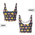 thumbnail image 6 of Goofa Cute Puffer Fish Printed Sports Bras for Women, High Impact Running Bra Workout Crop Tank Tops Longline Sports Bra Push up-XX-Large, 6 of 9