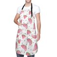 thumbnail image 3 of Goofa Watermelon Printed Waterproof Apron 33" Chef Aprons for Men Heavy Duty Chemical Work Apron Adjustable Bib Apron, 3 of 9