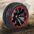 thumbnail image 3 of Fosa RC Racing Car Tires, RC Car Tires,4pcs/set Tires Rubber Tyre Racing Off-Road Vehicle Wheel Rim for RC 1:10 Car Part, 3 of 8