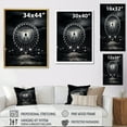 thumbnail image 4 of Designart "Midnight Carousel Black Ferris Wheel Elegance I" Cityscapes Floater Framed Canvas Wall Art, 4 of 7