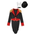 thumbnail image 5 of vastwit Women Medieval Circus Ringmaster Outfit Magician Jacket Lion Tamer Tuxedo Tailcoat Black C 3XL, 5 of 7