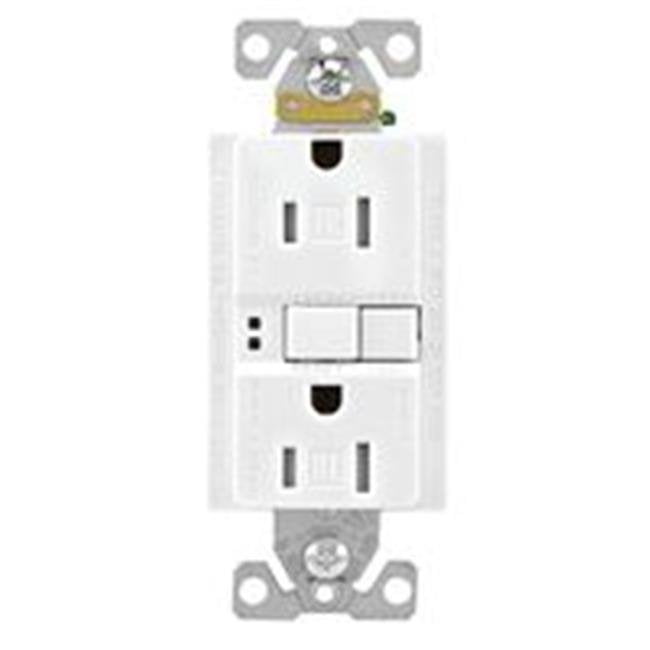 Cooper 9235821 15A Self Test GFCI Receptacle, White